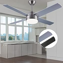 CJOY Ceiling Fan with Lights, 52 Inch Modern