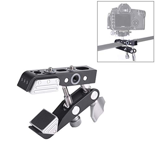 Shan-S Camera Bracket, Clamp Magnetic Fixed Holder Mount for Studio Camera SLR, Digital SLR,Release Quick Clamp, with Double Shafts Locking, Firm and Stable