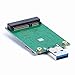 SHINESTAR mSATA to USB 3.0 Adapter, USB to mSATA SSD Reader with Low Profile Bracket, 50mm Mini SATA Solid State Drive Converter as External Hard Drive (No Cable Needed)