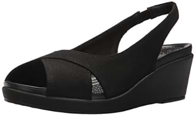 Amazon.com | Crocs Women's Leigh Ann Slingback Wedge Sandal | Platforms & Wedges