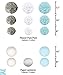 Vista Trade Zon Boy Baby Shower Decorations, It is a Boy Banners Elephant Garland and Paper Lantern Paper Flower Pom Poms （Blue White Grey）
