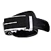 JINIU Men's Leather Belt Automatic Buckle 35mm Ratchet Dress Black Belts Boxed