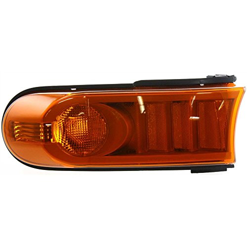 Turn Signal Light compatible with FJ CRUISER 07-11 Passenger Side RH Park/Signal/Side Marker Lamp Lens and Housing