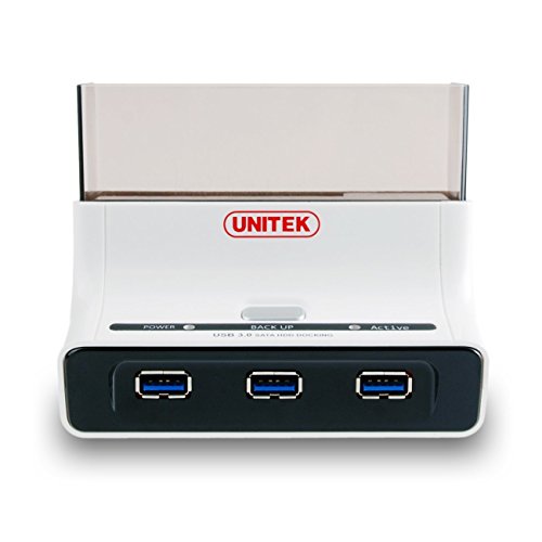 UNITEK USB 3.0 to SATA External Hard Drive Docking Station with 3 Port