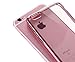 Nicexx TPU Gold Plated Frame Flexible Transparent Case for iPhone 6/ 6s - Rose Gold