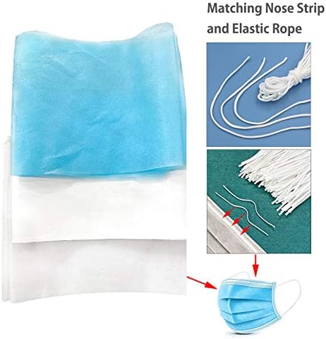 Bleached Meltblown Cloth Self-Handmade kit DIY Set with String Organic Natural Material Easy Handmade Washable Towel Filter