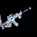 Fun Central BC693 LED Light up Flash Electromotion Gun, LED Light up Rifle Gun, Electromotion Toy Gun, LED Flash Electromotion Gun - for Party Favors, Gifts, Prizes, Rewards