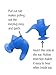 Zoggs 300659-400 Aqua Plugz - Hypo-Allergenic Silicone Ear PlugsBlue