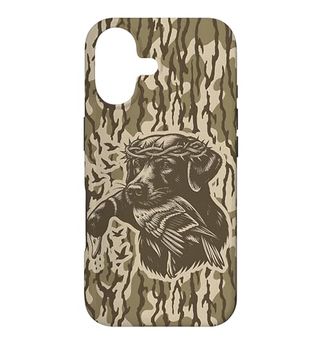 Camo Hunting Christian Jesus Duck Deer Dog Hunter Case for iPhone 17