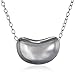 Amazon Collection Sterling Silver Bean Necklace, 18