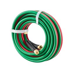 VEVOR Oxygen Acetylene Hose, 1/4-Inch x 15FT Oxy