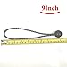 63058 Dajia 25Piece 5mmx9 inch Ball Bungee Canopy Ties tarp Ties Bonus 6pc Mini Bungee Cord