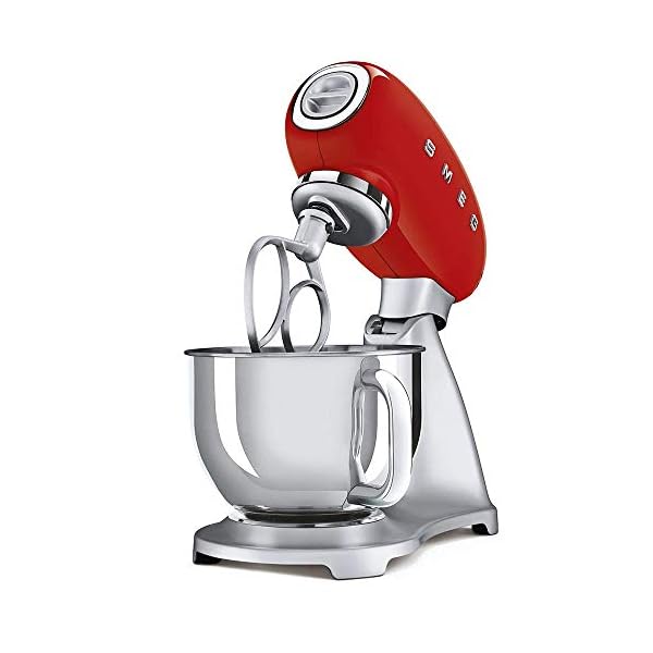 SMEG Batidora de cocina SMF02RDEU Europea a 220v | Roja - Imagen 3