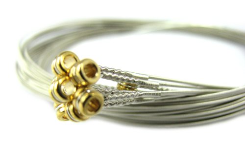 12-pack 30ga. (.030") Nickel-Wound Electric Guitar Strings - Made in the USA!