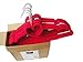 Anqi Clothes Velvet Hangers Heart Shaped Slim, Sturdy with Steel Swivel Chrome Hooks-Set of 30