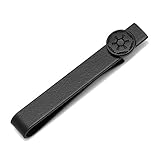Star Wars Satin Black Imperial Symbol Tie Bar, Officially Licensed