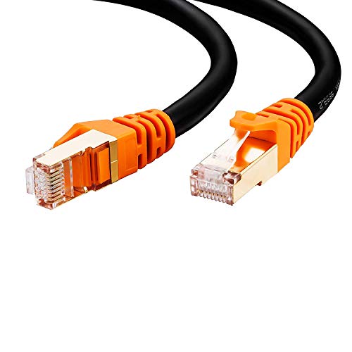 Cat 7 Outdoor Cable 75 ft,NC XQIN CAT 7 Heavy Duty Double