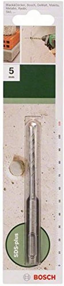 Bosch 2609255502 110mm SDS-Plus Hammer Drill Bit with Diameter 5mm