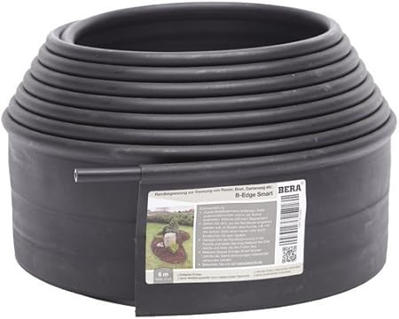 Profi-Randleiste - B-Edge Smart - Kunststoff - Schwarz - Für Rasen, Beet oder Wege im Garten
