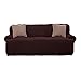 Le Benton Sofa Cover, Stretchable, Beautiful Look, Great Protector, Couch Slipcover, Brown