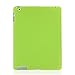 KHOMO - iPad 2 3 and 4 Generation Case - Dual Series - Super Slim Green Cover with Rubberized Back and Smart Auto Wake Sleep Feature for Apple iPad 2, 3rd and 4th
