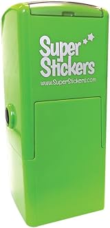 Stamper Solutions SuperStickers Smiley Star Pre Inked Stamper Green Brand New view 4