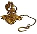 Zap Impex Traditional Peacock 4 in 1 Brass Hanging Diya with 15 Inch Chain | Deepak | Oil Lamp | Home Décor | Spritiual Gift
