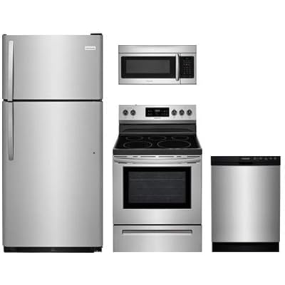Frigidaire Frigidaire 4-Piece Stainless Steel Egypt Ubuy