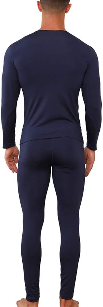 V-Neck Lined Seamless Thermal Underwear 