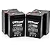 ExpertPower 6 Volt 4.5 Amp Rechargeable Battery (4 Pack)
