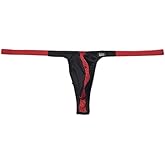 Men's Colorblocking Breathable Mesh Comfort Low Rise G-String Thongs Underwear