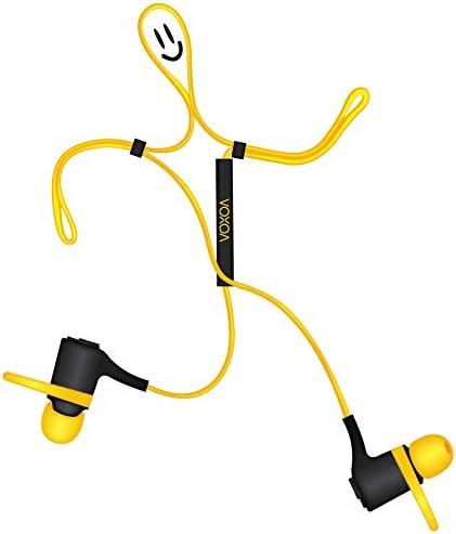VOXOA Sports Wireless Earphones - Sweatproof and Water Resistant - work with any Bluetooth devices Tablet, Smartphones, iPad, iPhones, Android, Windows, Mac, Samsung