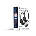 GOgroove TV Bluetooth Wireless Headphones Connection Kit BlueVIBE 2 TV - Easy Setup, Lightweight Ear Pads, Includes Televison Audio Transmitter Adapter - Ideal for Private Watching & Listening