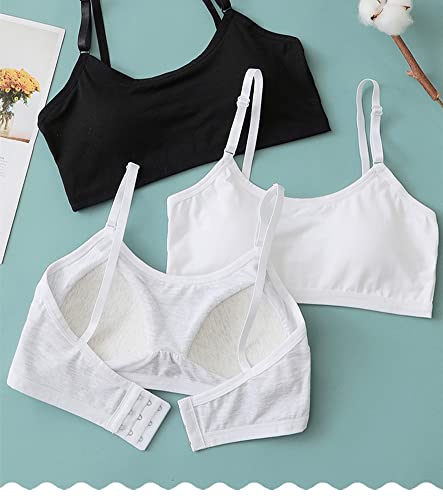 Big Girls Bra Comfort Flex Fit Seamless for Girl Teens with Adjustable Straps, Pull-on Design