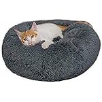 OCSOSO-Cat-Bed-Plush-Dog-Cat-Cushion-Soft-Cuddler-Kennel-Soft-Puppy-Sofa-Deep-Sleeping-Bag-with-Cozy-Sponge-Non-Slip-Bottom-for-Small-Medium-Pets-Snooze-Sleeping-Autumn-Indoor-Machine-Washable