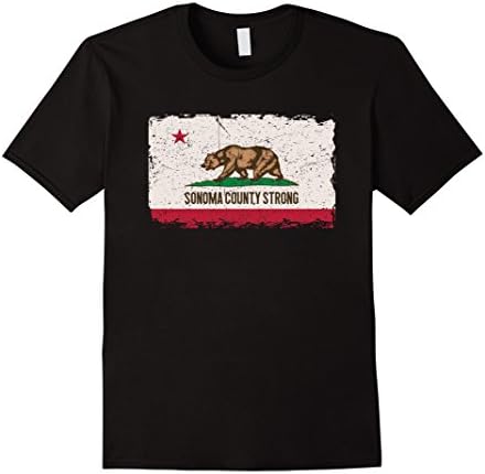 Mens Sonoma County Strong 2XL Black