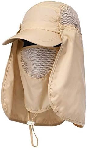 LERTREE Outdoor Sport Hiking Camping Visor Hat UV Protection Face Neck Cover Fishing Hat Cap