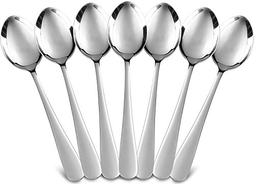 12 Piece Dinner Spoon Set - Sterling Quality - Premium Cutlery Set - Utopia Kitchen