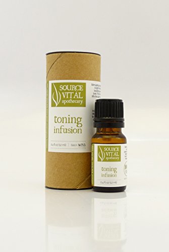 Source VitalToning Infusion Apothecary | Natural Revitalizing and Stimulating Face Oil | 0.4 fl oz
