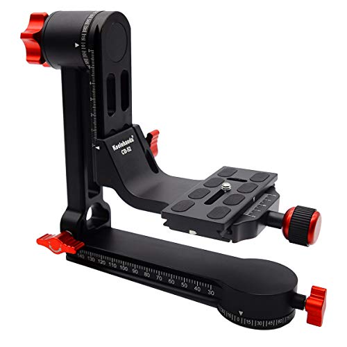 koolehaoda CB-52 Gimbal Tripod Head 360° Panoramic Head with 100mm Quick Release Plate Carry Bag (CB-52 Panoramic Head)