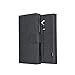 SOJITEK HTC One Max T6 Black Color Leather Wallet Case with Stand / Card & Money Pockets, ID Window Slots Pouches / Magnetic Flap