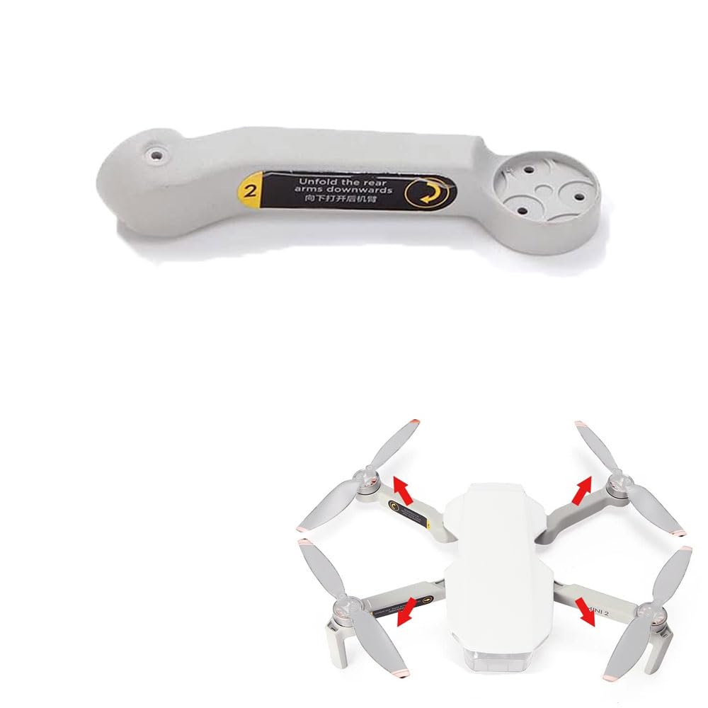 zalati Arm Shell without Motor Replacement Arms Cover Accessories Repair Parts Compatible with DJI Mavic Mini 2/ Mini SE - Back Right