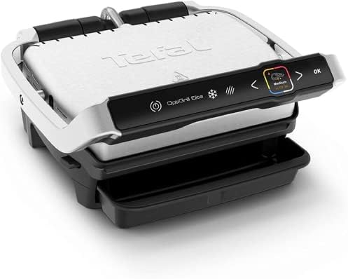 Optigrill GC750D Elite Elektrogrill | für den Innen- und Außenbereich | automatischer Grillsensor | Intuitive Anleitung | Schnellversiegelung | 12 automatische Programme | 2000 W