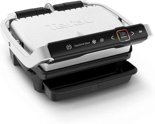 Optigrill GC750D Elite Elektrogrill | für den Innen- und Außenbereich | automatischer Grillsensor | Intuitive Anleitung | Schnellversiegelung | 12 automatische Programme | 2000 W