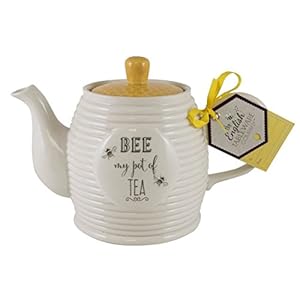 English-Tableware-Company-Bee-Happy-Bee-My-Pot-of-Tea-Teapot-1-Litre English Tableware Company Bee Happy Bee My Pot of Tea Teapot 1 Litre
