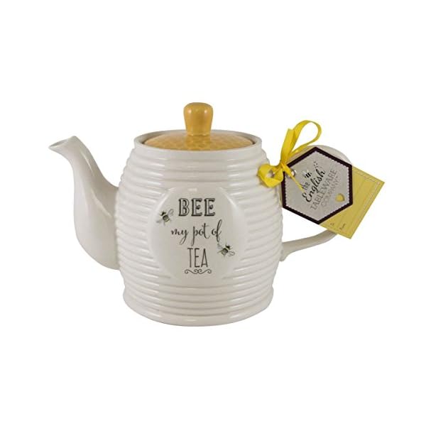 English-Tableware-Company-Bee-Happy-Bee-My-Pot-of-Tea-Teapot-1-Litre English Tableware Company Bee Happy Bee My Pot of Tea Teapot 1 Litre