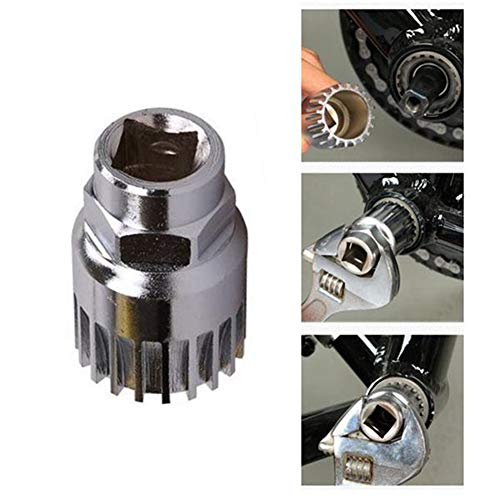 Bicycle Repair Tool 3 In 1 Multifunctional Bike Maintenance Kit Center Axle Flywheel Fixed Tail Hook Wrench Remover/Freewheel Remover/Crank Puller Remover Tool Outdoor Cycling Bicycle Maintenance Tool