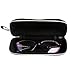Mimgo Store Protable Rectangle Zipper Sunglasses Hard Eye Glasses Case Eyewear Protector Box (Black)