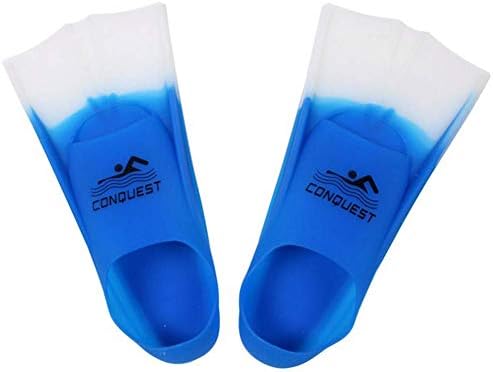 Angelloong High Flexibility Rubber Short Blade Swimming Fins Submersible Flippers Water Sports Snorkeling Equipment