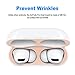 EloBeth Dust Guard Compatible with AirPods Pro Case Dust Guard Sticker Protect from Iron Metal Shavings for AirPods 3rd Dust Proof Film Accessories (3 Color Set)